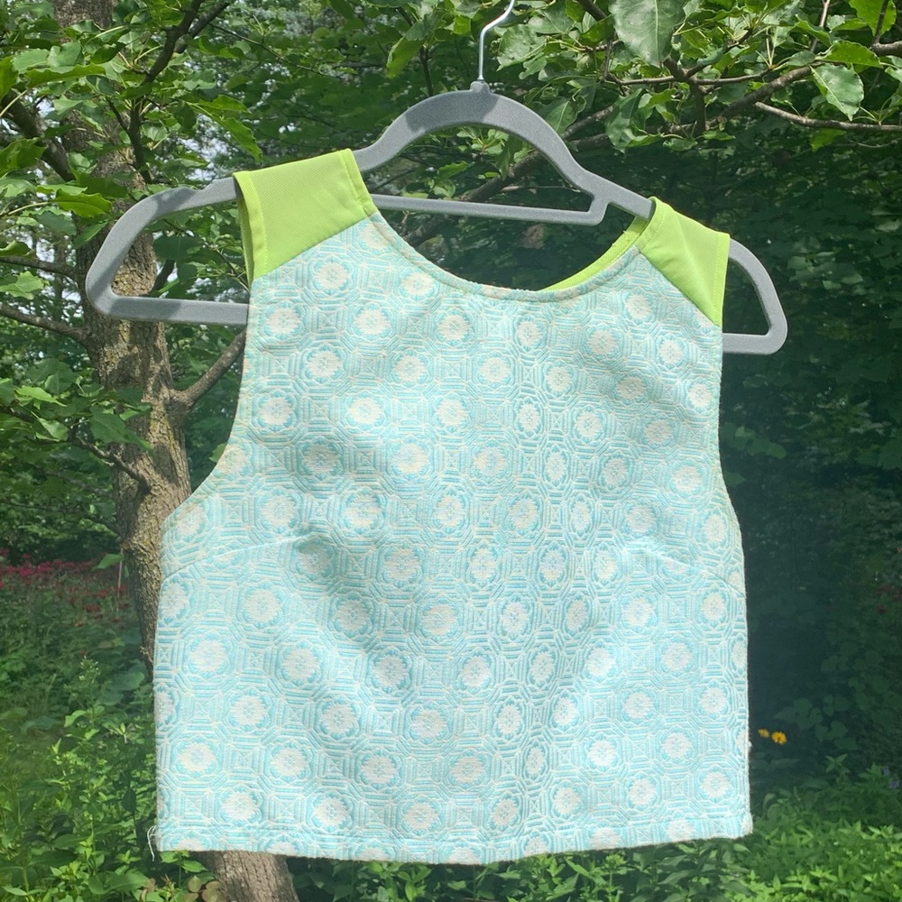 Italian designer sleeveless top